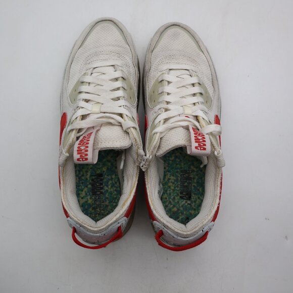 Nike Air Max Terrascape 90 Shoes Men\'s Size 8.5 Summit White Red Clay Sneakers main image 4